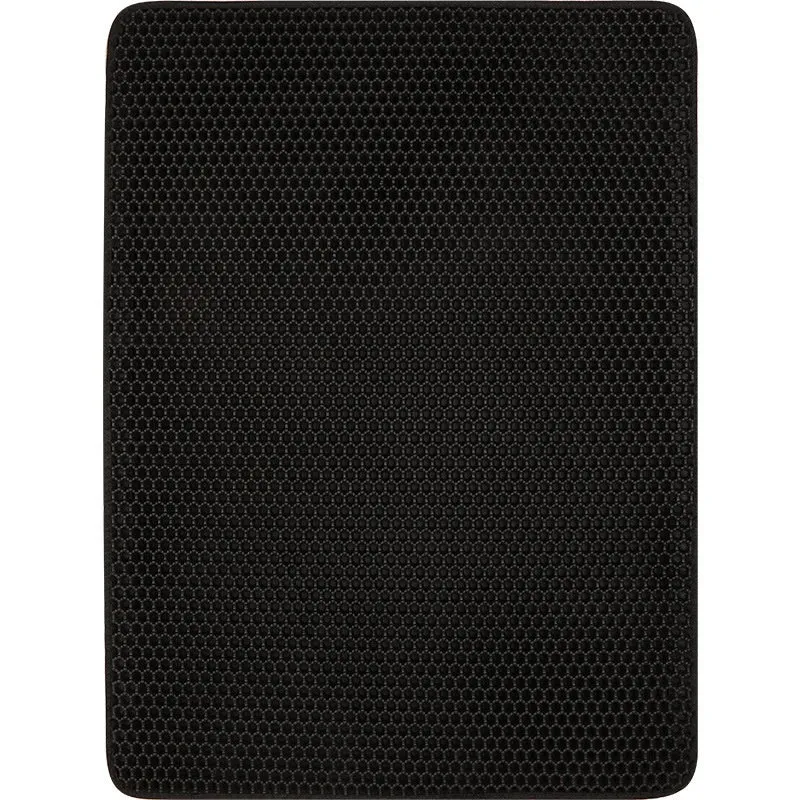 2 x Double Layer Cat Litter Tray Trap Mat | Catch Cat Litter | House Box Pad Toilet Mat