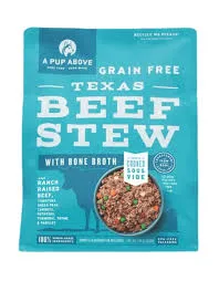 A Pup Above Dog Frozen Gently Cooked Texas Beef Stew 7Lb