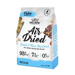 Absolute Holistic Air Dried Cat Food Lamb and Blue Mackerel 500g