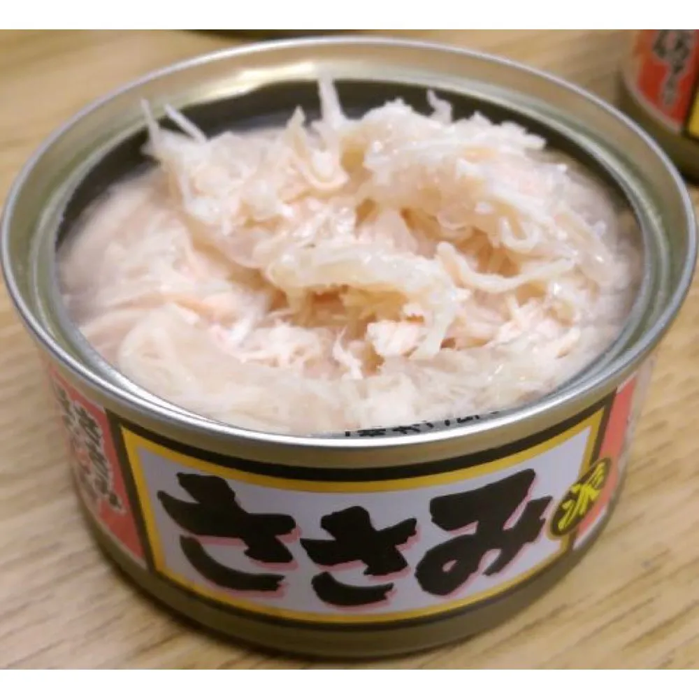 Aixia Sasami-Ha Chicken Fillet Flake With Crabstick Canned Cat Food 80g