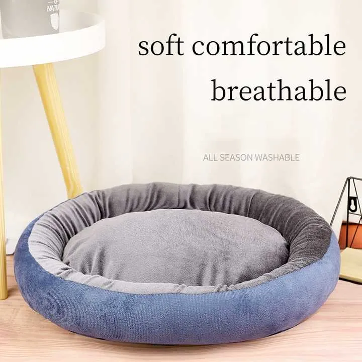 سرير&nbsp; المخملية الأليفة العرض للكلاب الصغيرة المتوسطة الكبيرة  Velvet Pet Supply for Small Medium Large Dogs Solid Animal