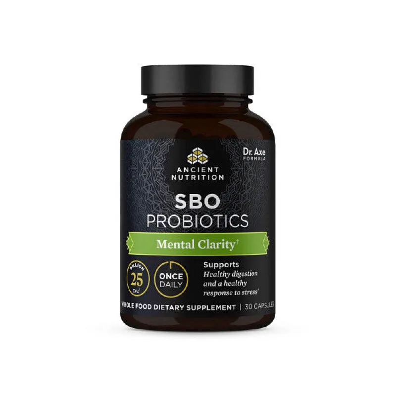 Ancient Nutrition, SBO Probiotics Mental Clarity Once Daily, 30 Capsules