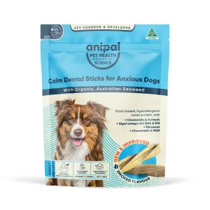 Anipal Calm Dental Sticks for Anxious Dogs Smoked Flavour 210g
