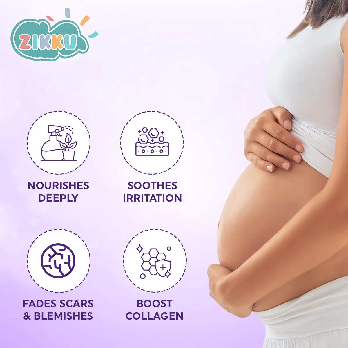 Anti-stretch Mark Oil For Post & Pre Pregnancy Care (100ml)
