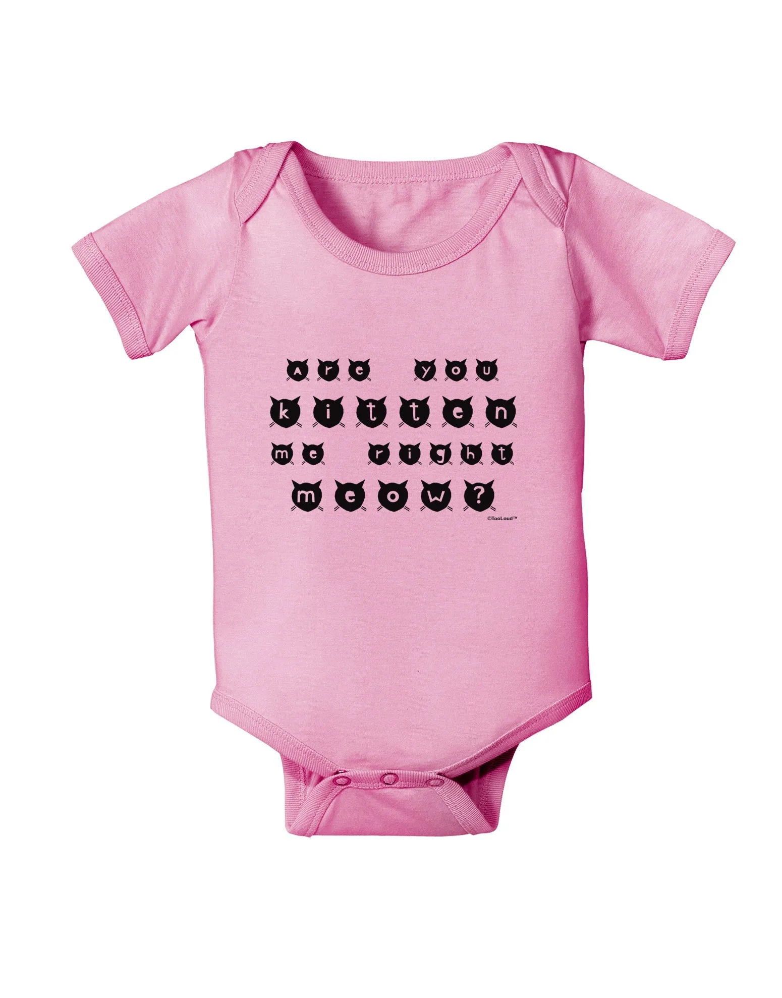 Are You Kitten Me Right Meow Cats Baby Romper Bodysuit