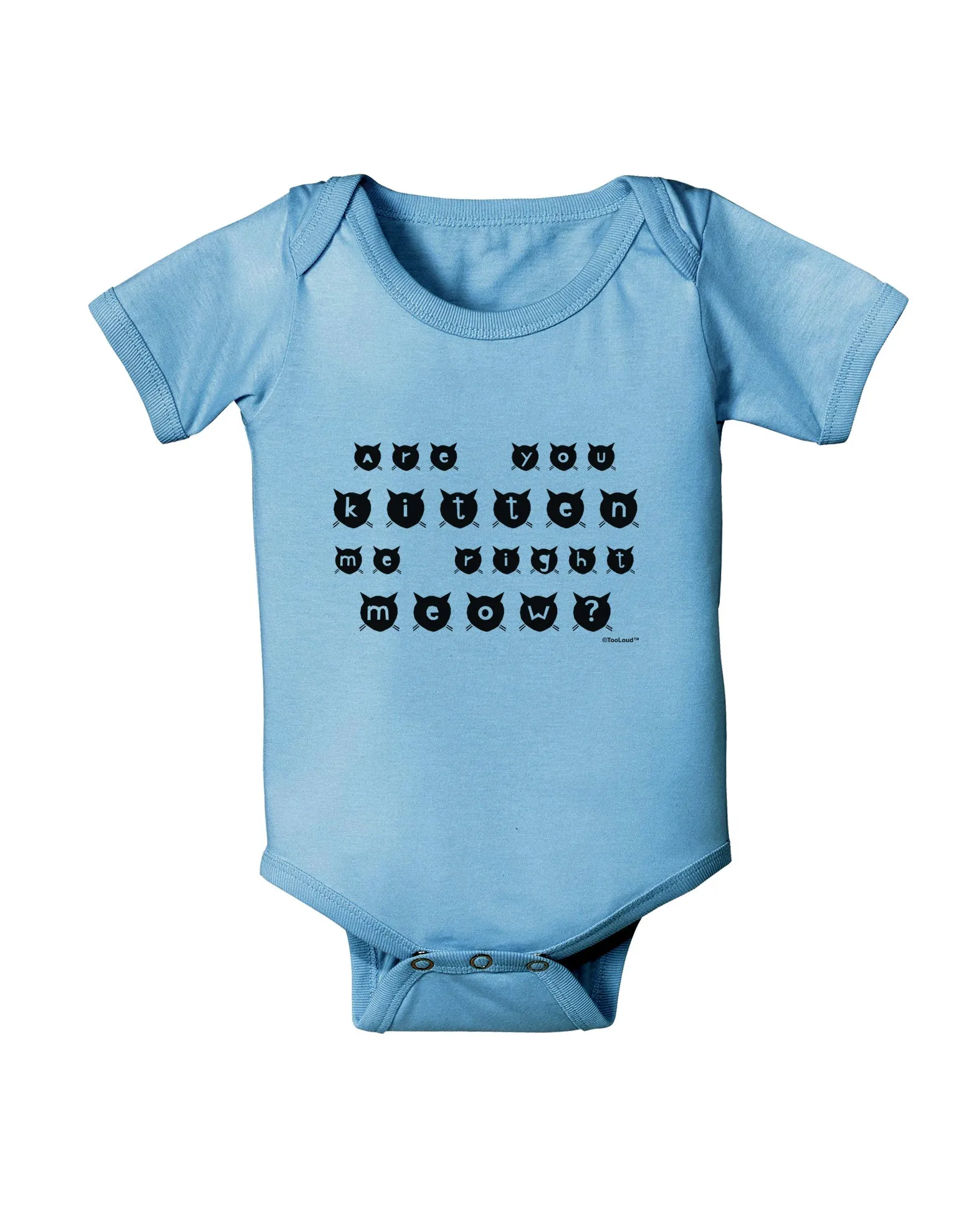 Are You Kitten Me Right Meow Cats Baby Romper Bodysuit