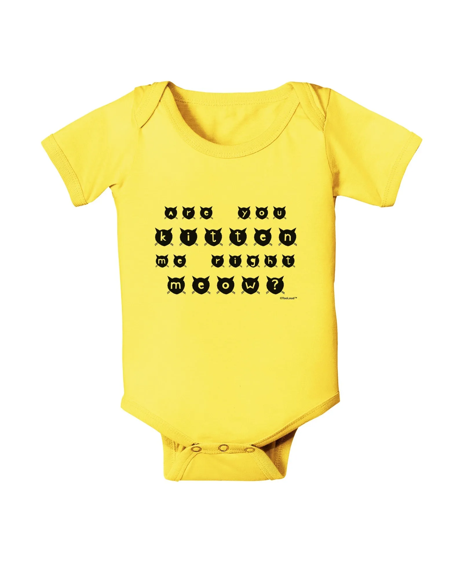 Are You Kitten Me Right Meow Cats Baby Romper Bodysuit