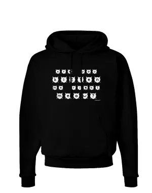Are You Kitten Me Right Meow Cats Dark Hoodie Sweatshirt