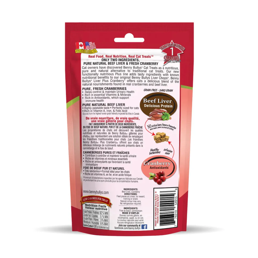 Benny Bully's Cat Beef Liver Plus Cranberry