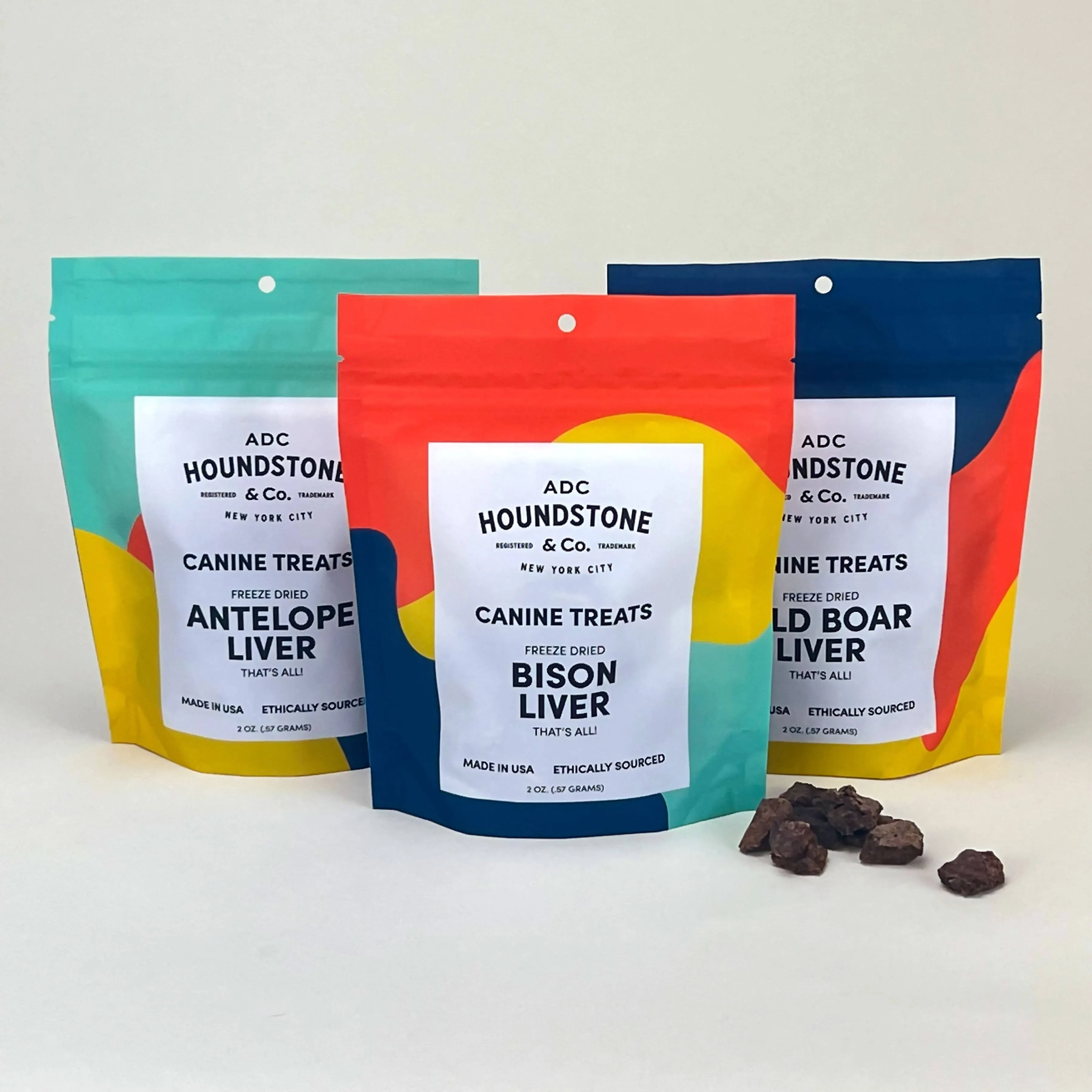 Bison Liver Freeze-Dried Dog Treats 2 oz Bag - All-Natural & Ethically Sourced, Made in USA