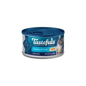 Blue Buffalo Tastefuls Natural Pate Wet Cat Food, Chicken Entrée, Case Of 12
