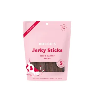 Bocce's Bakery Grazers - Beef & Carrot Jerky