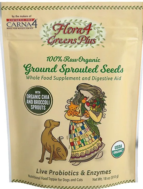 Carna4 Flora4 Greens Plus Sprouted Seeds