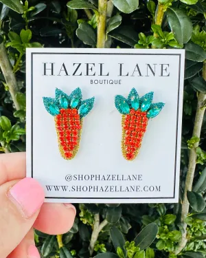 Carrot Stud Earrings