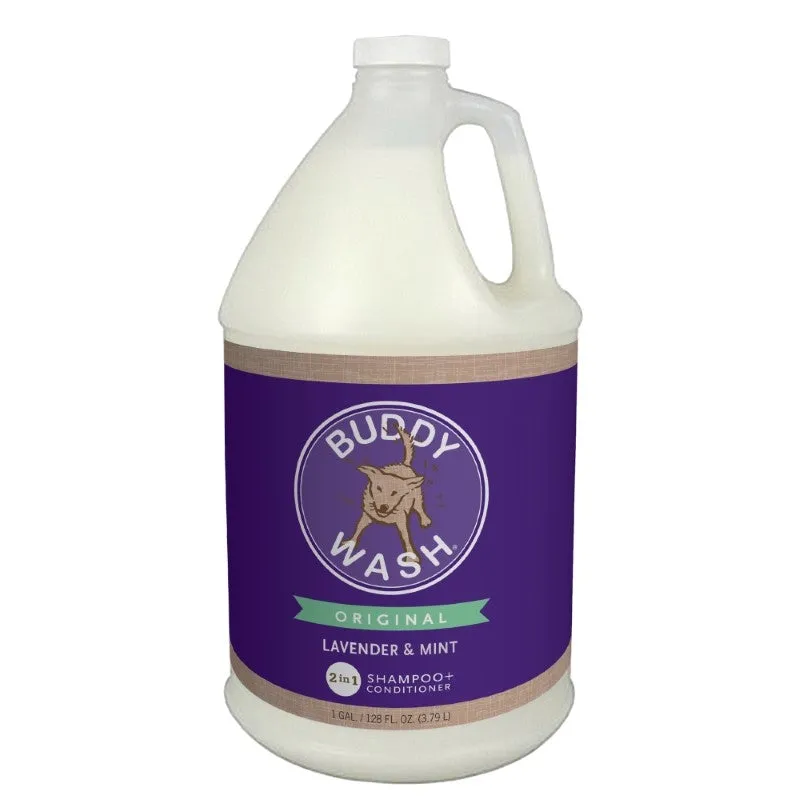 Cloudstart Buddy Wash Orig. Lavende- Mint Shampoo- Conditioner For Dogs; 1-Gallon