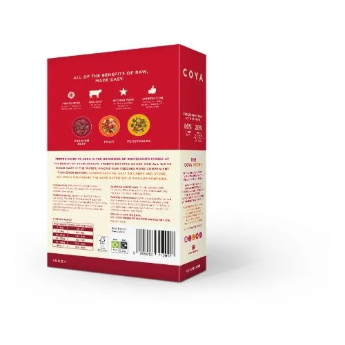 Coya Adult Freeze Dried Dog Food Beef 150g