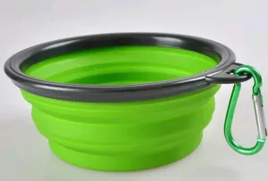 Dog collapsible water / food bowl