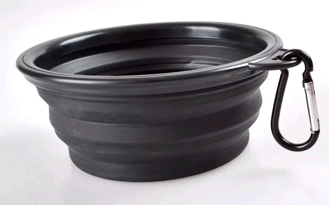 Dog collapsible water / food bowl