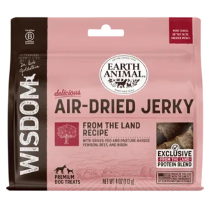 Earth Animal Wisdom Air-Dried Jerky for Dogs From the Land