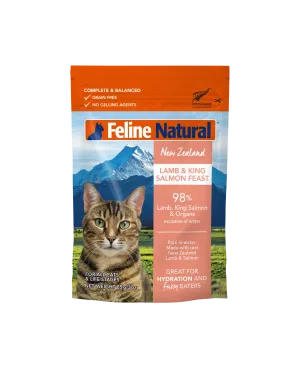 Feline Natural Lamb & Salmon Feast 3-oz Pouch, Wet Cat Food