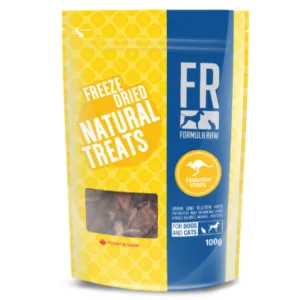 Formula Raw Freeze-Dried Kangaroo Strips Pet Treat , 100g