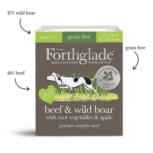 Forthglade Grain Free Gourmet Beef & Wild Boar