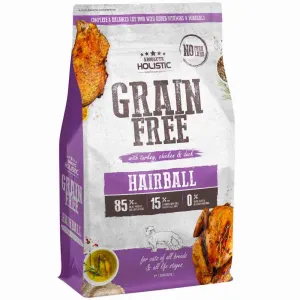'FREE TREATS w 3lb': Absolute Holistic Hairball Turkey, Chicken & Duck Grain-Free Dry Cat Food
