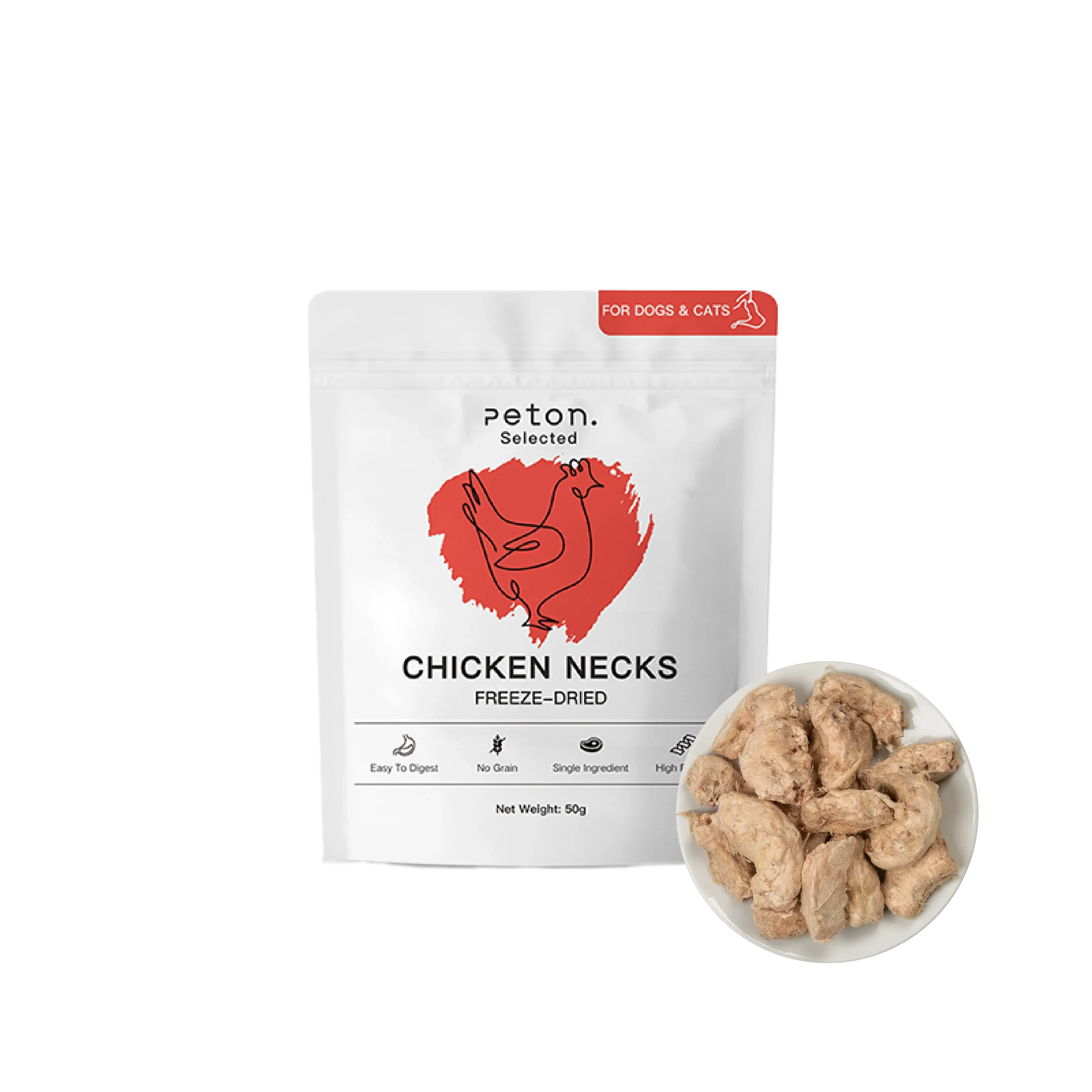 Freeze Dried Chicken Neck