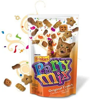 Friskies Party Mix Treats; Available in 4 flavors