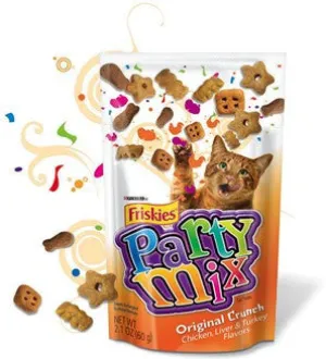 Friskies Party Mix Treats; Available in 4 flavors