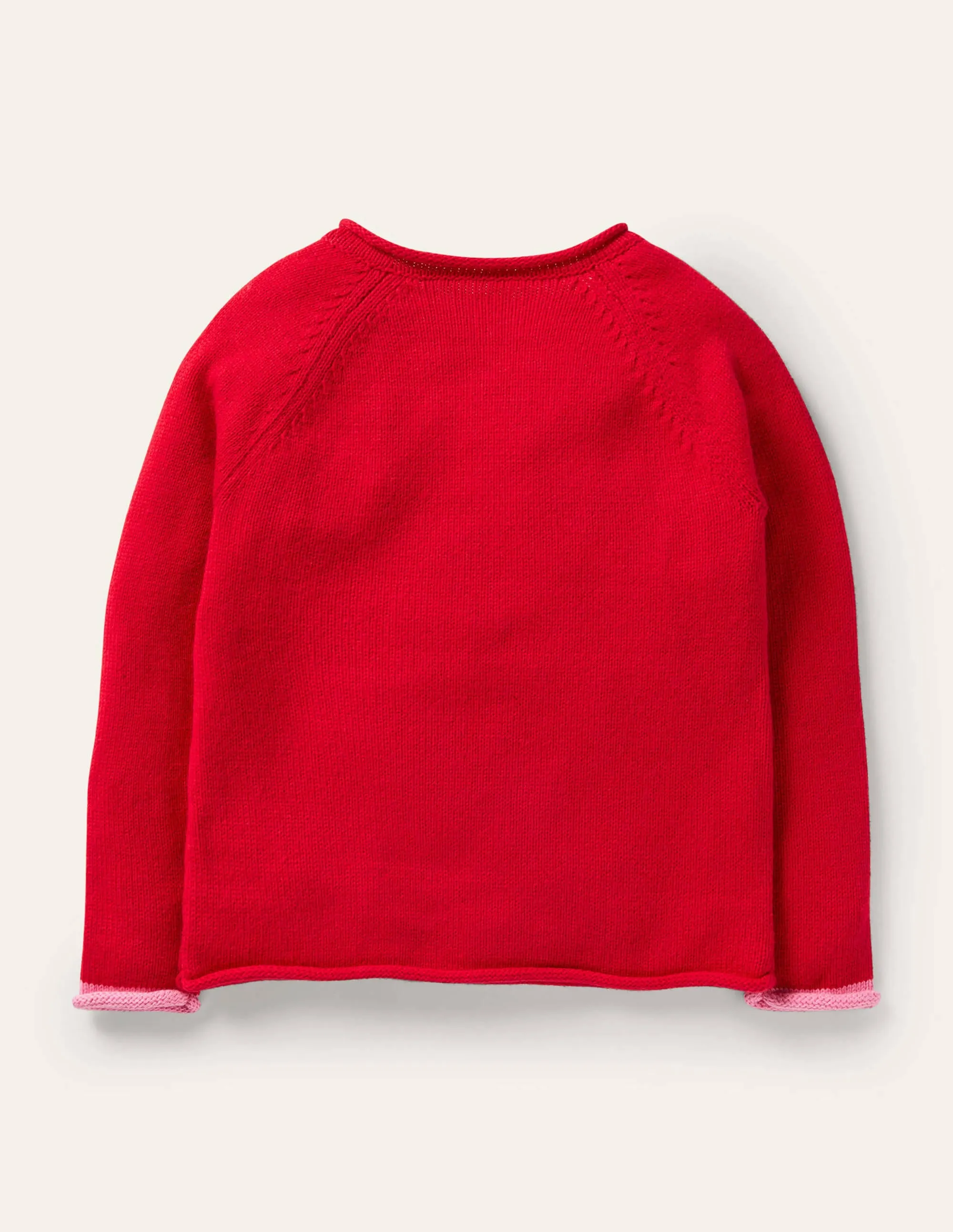 Fun Festive Jumper-Rockabilly Red Guinea Pig