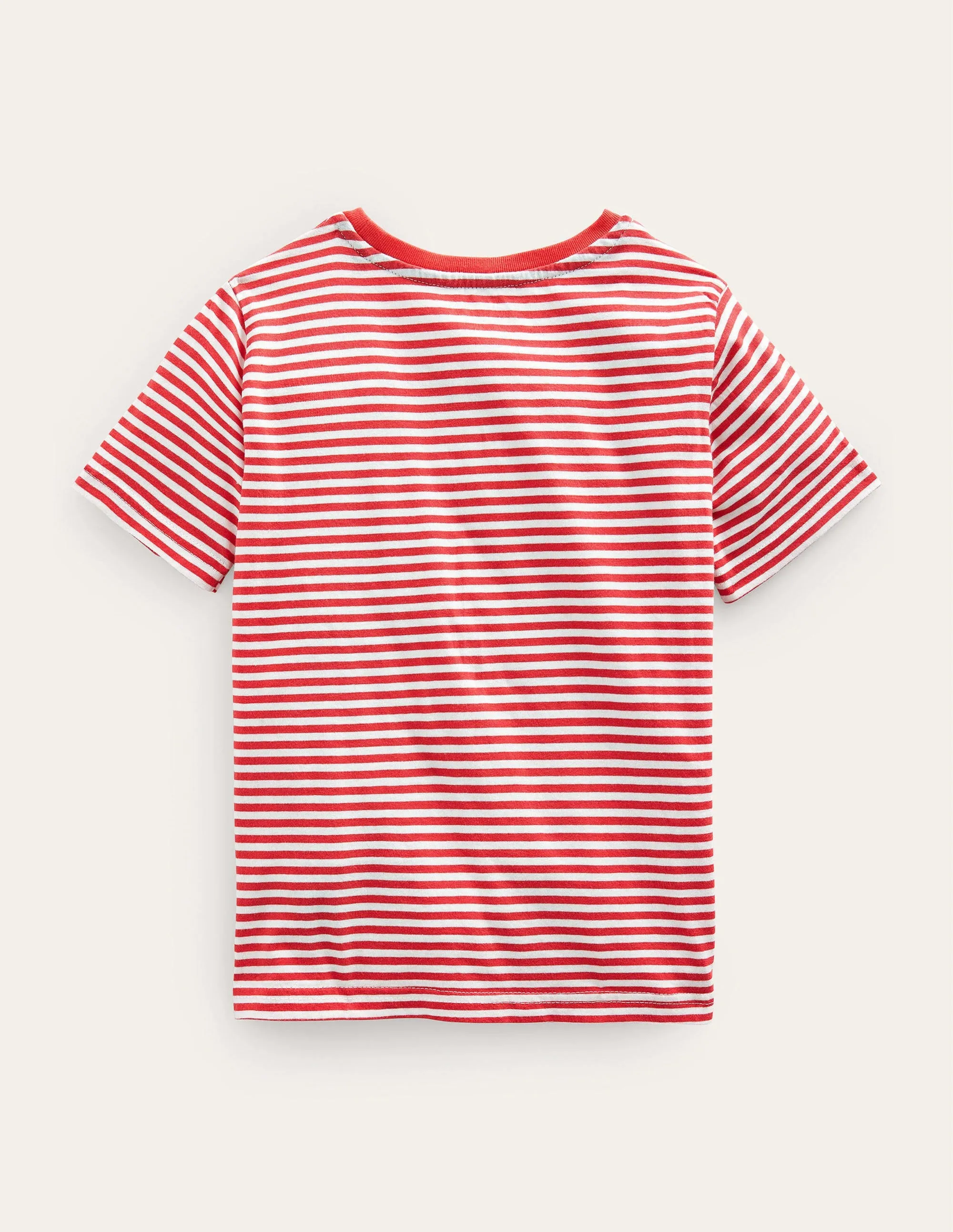 Funny Appliqué T-shirt-Jam/Ivory Guinea Pig