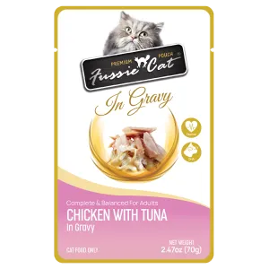 Fussie Cat In Gravy Chicken with Tuna Wet Cat Food Pouch