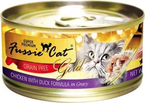 Fussie Cat Super Premium Chicken with Duck Formula in Gravy Grain-Free Wet Cat Food