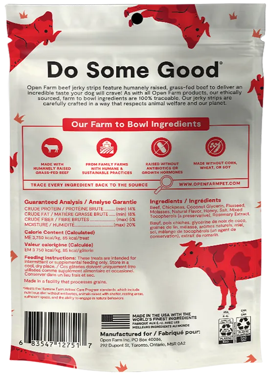 Grain-Free Grass-Fed Beef Jerky Strips