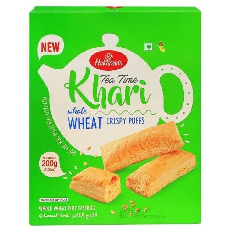 Haldiram Khari Whole Wheat Puff - 200gm