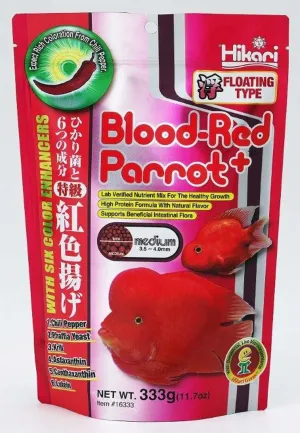 Hikari USA Blood-Red Parrot  Floating Fish Food 1ea/11.7 oz, MD