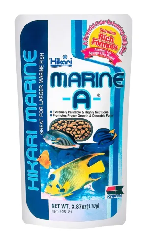 Hikari USA Marine A Pellets Slow Sinking Fish Food 3.87 oz