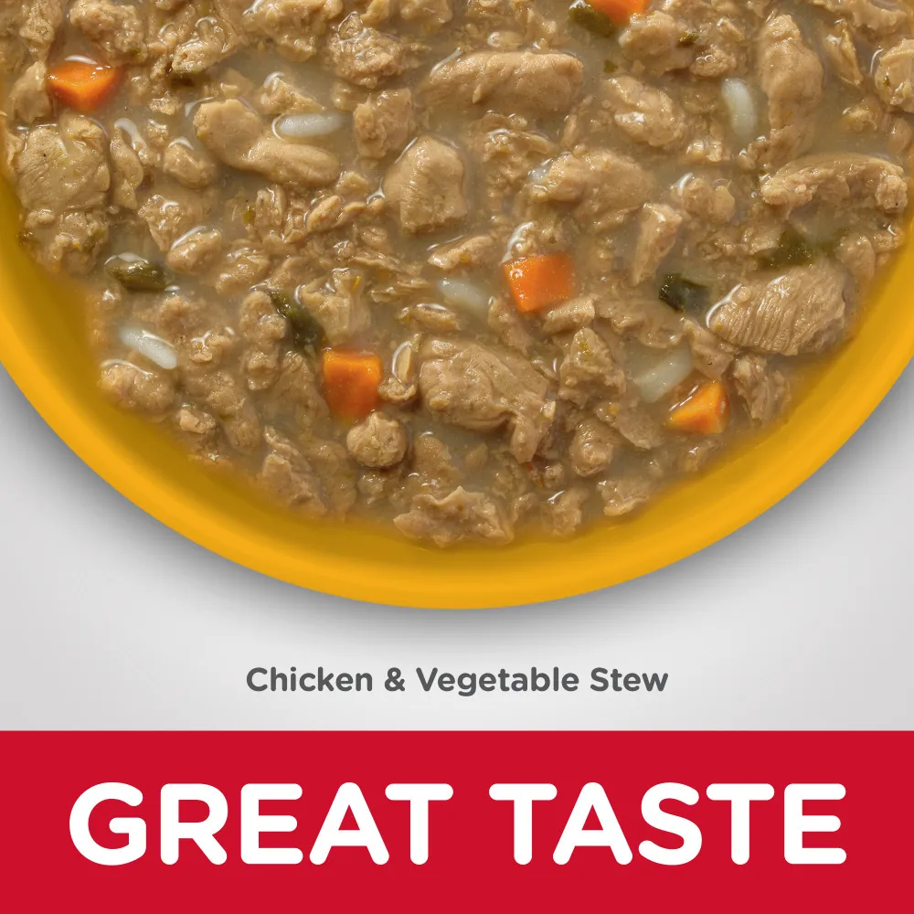 Hill's Science Diet Senior Vitality Adult 7  Chicken & Vegetable Stew Canned Cat Food