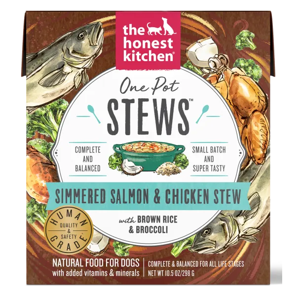 Honest Kitchen One Pot Stews Simmered Salmon & Chicken Stew 10.5oz