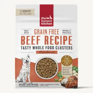 Honest Kitchen Whole Food Clusters Grain Free Beef Recipe Dry Dog Food