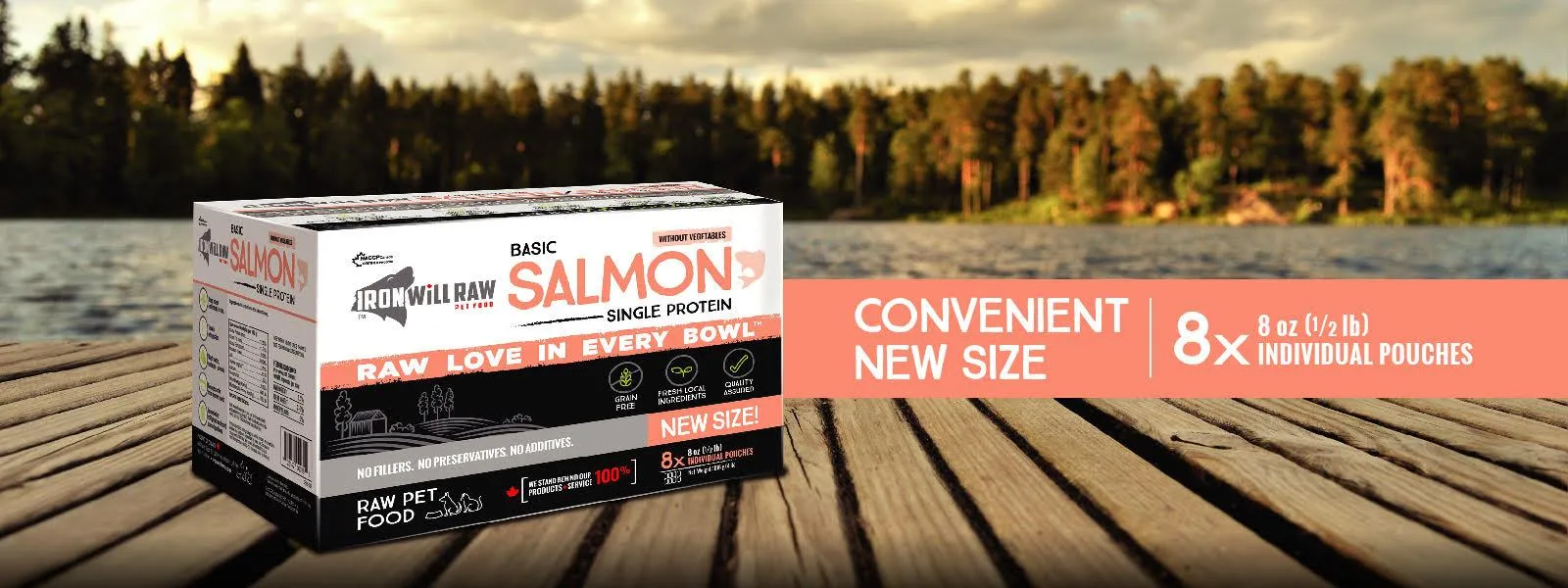Iron Will Raw - Basic - Salmon