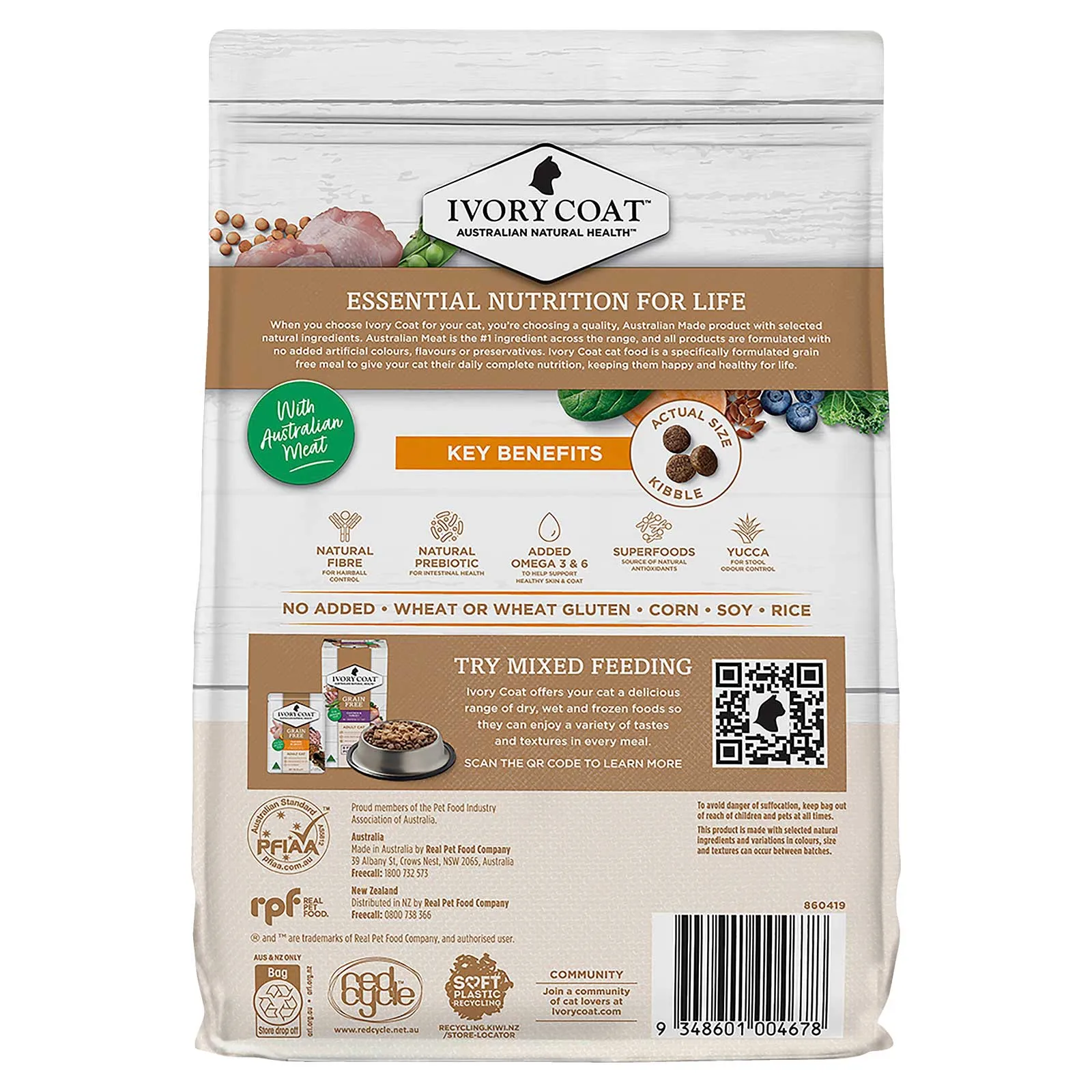 Ivory Coat Grain Free Cat Food Adult Chicken