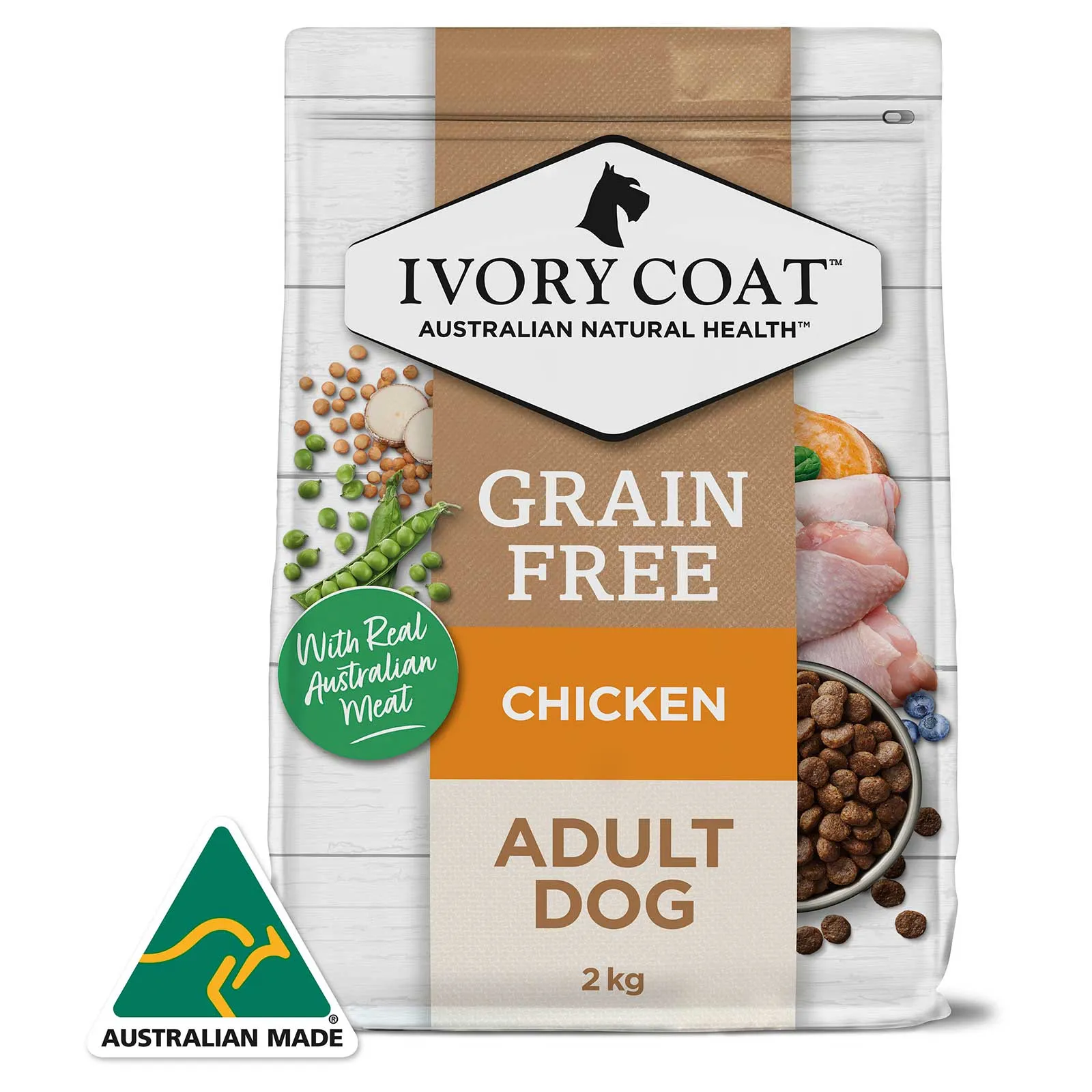 Ivory Coat Grain Free Dog Food Adult Chicken with Coconut Oil