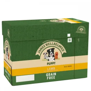 James Wellbeloved Grain Free Puppy with Lamb in Gravy
