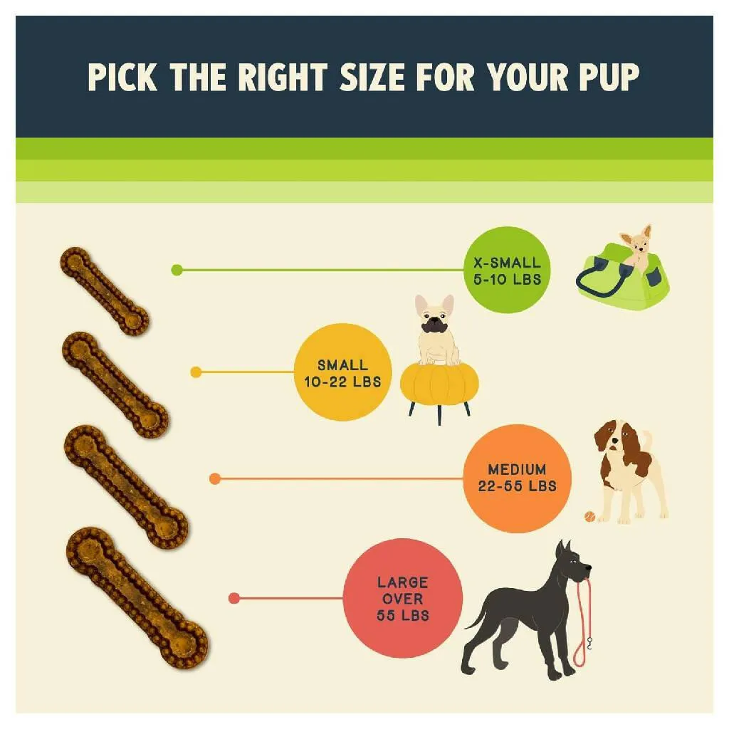 Jiminy's Dental Chews for Extra Small Dogs (38 ct)