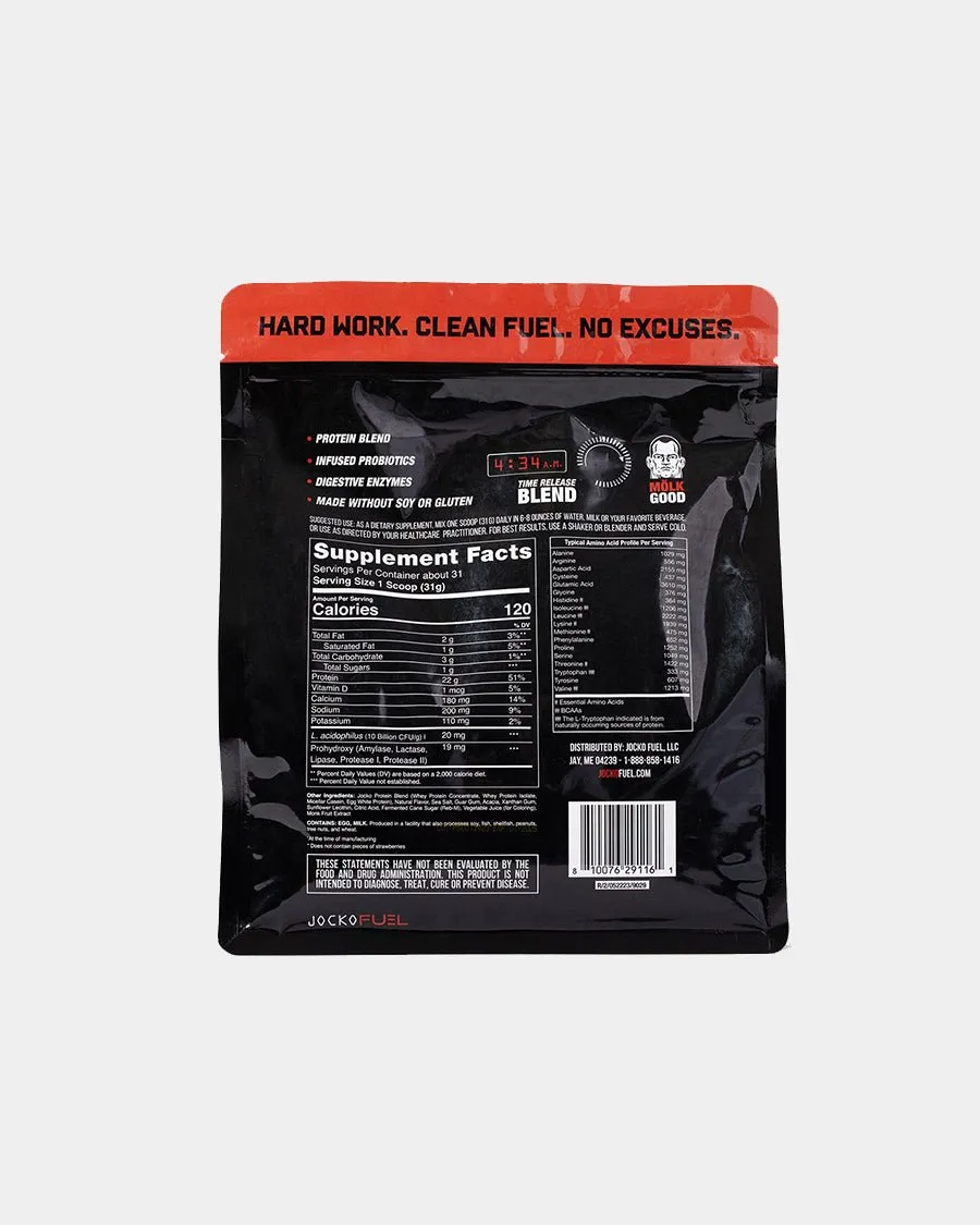 Jocko Fuel Molk Protein Powder Bag