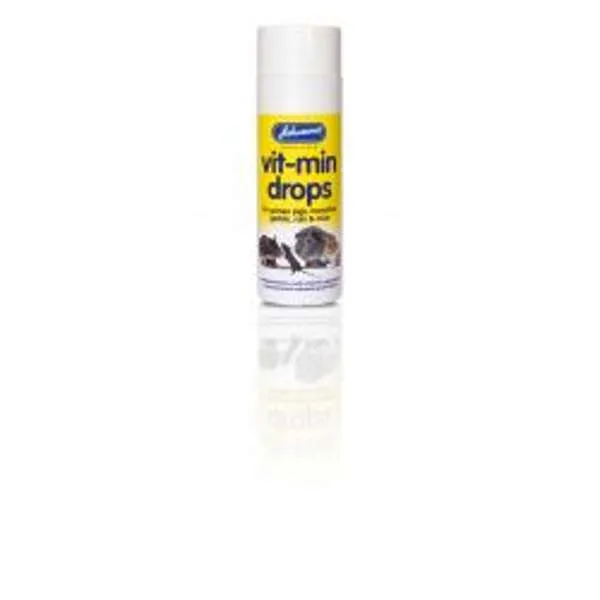 Johnson's Veterinary Vitamin Drops Guinea Pig Hamster & Gerbil 100ml