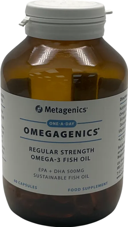 metagenics Omegagenics Regular Strength Omega-3 Fish Oil 60 capsules