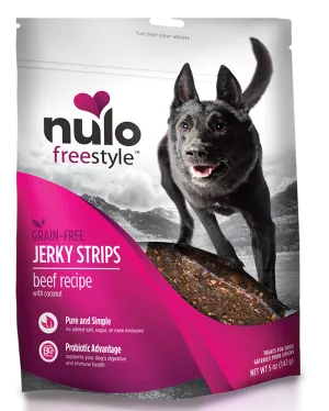 Nulo Freestyle Beef & Coconut Jerky Dog Treats 5oz